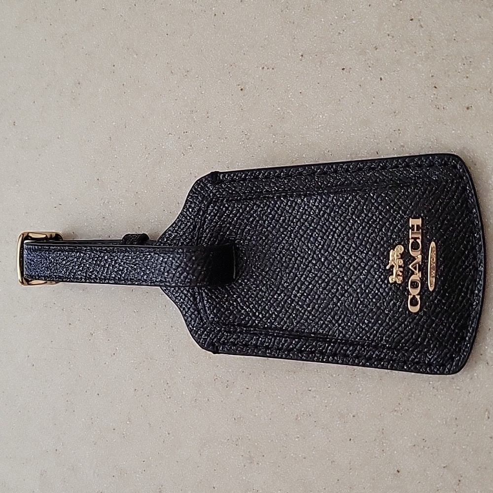 Coach Luggage Tag